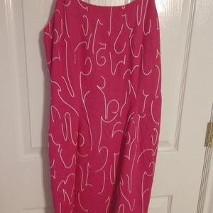 Hot pink cocktail dress